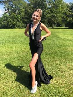 Jasz Couture Black Size 0 Tall Height Side slit Dress on Queenly