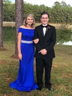 Ashley Lauren Royal Blue Size 4 Prom Straight Dress on Queenly