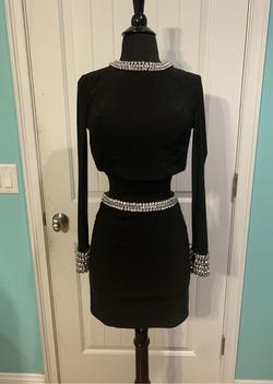 Rachel Allan Black Size 2 Two Piece Holiday Euphoria Cocktail Dress on Queenly
