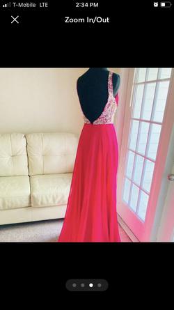 Mac Duggal Pink Size 2 Backless Prom Straight Dress on Queenly