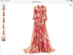 Carolina Herrera Pink Size 12 Belt Ball gown on Queenly