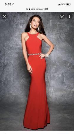 Nina Canacci Red Size 12 Straight Dress on Queenly