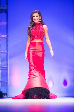 Custom Sherri Hill Red Size 0 Two Piece Mermaid Dress on Queenly
