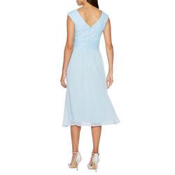 Melrose Light Blue Size 22 Flare Party Bridesmaid A-line Dress on Queenly