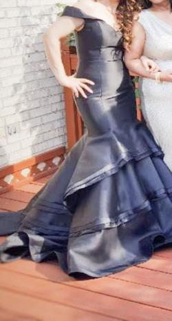 Jovani Black Size 4 Prom Mermaid Dress on Queenly