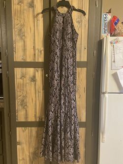 Silver Size 4 Mermaid Dress on Queenly