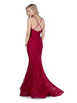 Blush Prom  Red Size 0 Lace Straight Dress on Queenly