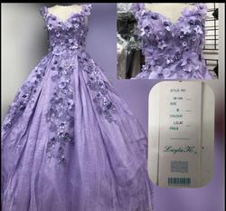 May queen inc Purple Size 8 Quinceanera Pageant Prom Ball gown on Queenly