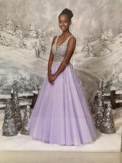 Jovani Purple Size 00 Sweet 16 Prom Ball gown on Queenly
