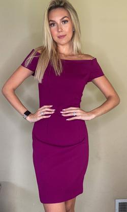 Sherri Hill Purple Size 6 Tall Height Cocktail Dress on Queenly