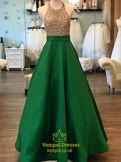 Jovani Green Size 6 Ball gown on Queenly