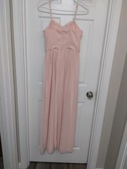 Tevolio Pink Size 8 Pockets Prom Black Tie Straight Dress on Queenly