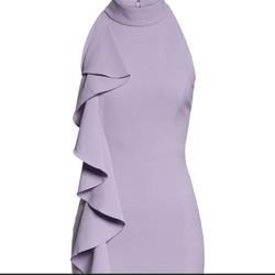 Eliza J Purple Size 8 Midi Interview Cocktail Dress on Queenly