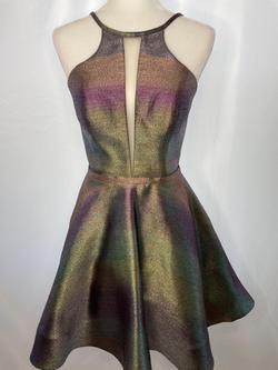 Johnathan Kayne Multicolor Size 4 Custom Midi Cocktail Dress on Queenly