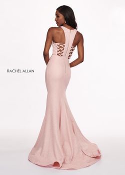 Style 6472 Rachel Allan Pink Size 0 Tall Height Prom Sorority Formal Mermaid Dress on Queenly
