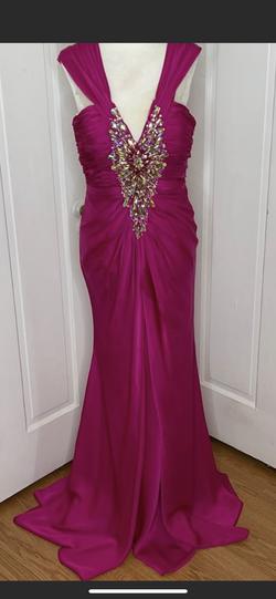 Night Moves Hot Pink Size 10 Short Height Prom Straight Dress on Queenly