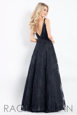 Style 6206 Rachel Allan Black Size 18 Tall Height Prom Ball gown on Queenly