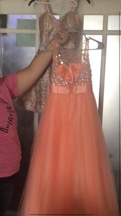Orange Size 00 Ball gown on Queenly