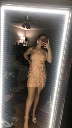Lulus Pink Size 4 Euphoria Midi Homecoming Cocktail Dress on Queenly
