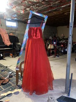 Sherri Hill Red Size 0 Tulle Pageant Ball gown on Queenly