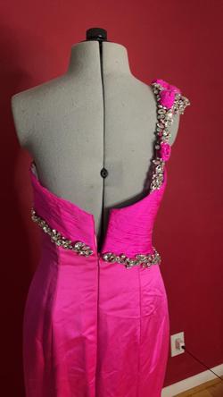 Sherri Hill Pink Size 2 Sequined Floor Length Jewelled Mermaid Dress on Queenly