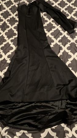 Queenly Collection Black Tie Size 4 Floor Length 50 Off Straight Dress on Queenly