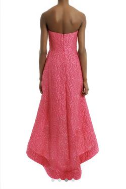 Monique Lhuiller Pink Size 6 Pattern Prom Wedding Guest A-line Dress on Queenly