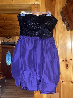 B. Darlin Purple Size 14 Euphoria Mini Cocktail Dress on Queenly