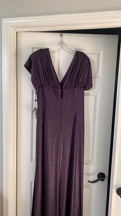 Adrianna Papell Purple Size 14 Party Midi Straight Dress on Queenly