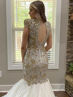 Sherri Hill White Size 6 50 Off Backless Mermaid Dress on Queenly