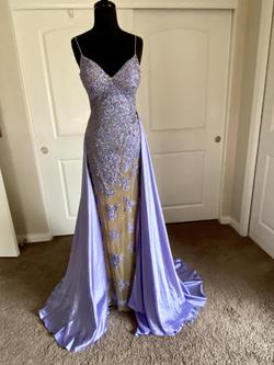 Sherri Hill Purple Size 0 Straight Dress on Queenly