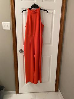Tommy Hilfinger Orange Size 8 Jersey Jumpsuit Dress on Queenly