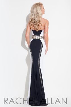 Style 7156RA Rachel Allan Multicolor Size 8 Tall Height Strapless Prom Mermaid Dress on Queenly