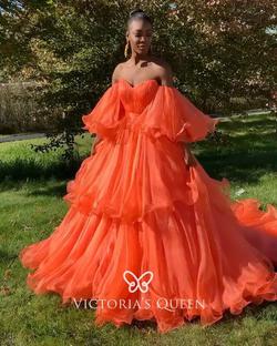 Oranga Orange Size 00 A-line Dress on Queenly