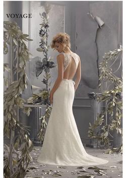 Voyage by Morilee - Madeline Gardner White Size 10 50 Off Backless Fitted Mermaid Dress on Queenly