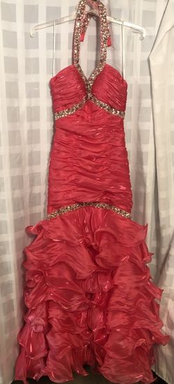 Pink Size 10 Mermaid Dress on Queenly
