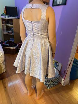 BD Junior Light Blue Size 4 Shiny 50 Off A-line Dress on Queenly