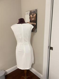 DKNY White Size 6 A-line Dress on Queenly