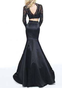 Style 51107 Sherri Hill Black Size 8 Strapless Prom Mermaid Dress on Queenly
