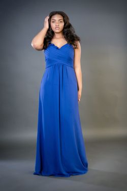 Style Ivy Socialite Fashions Blue Size 10 Prom A-line Dress on Queenly
