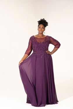 Style Oliva Socialite Fashions Purple Size 22 70 Off Tall Height A-line Dress on Queenly