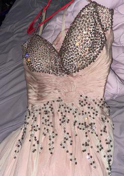 Sherri Hill Pink Size 00 Black Tie Floor Length Straight Dress on Queenly