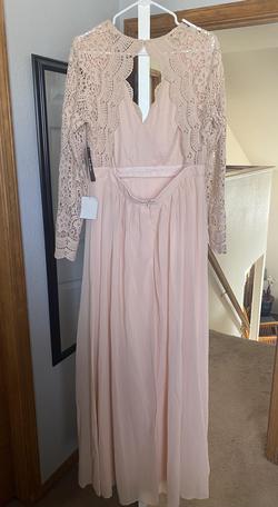 Lulus Pink Size 14 Floor Length Lulu’s Plus Size Sorority 50 Off Ball gown on Queenly