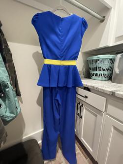 Fernando Wong Blue Size 2 Graduation Flare Jumpsuit Dress on Queenly