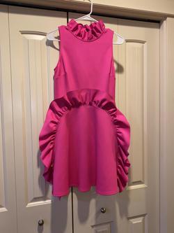 Ted Baker Hot Pink Size 4 High Neck Cocktail Dress on Queenly
