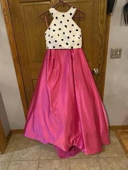 Sherri Hill Pink Size 2 Sequin Black Ball gown on Queenly