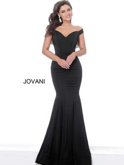 Style 3987 Jovani Black Size 8 Tall Height Cocktail Dress on Queenly