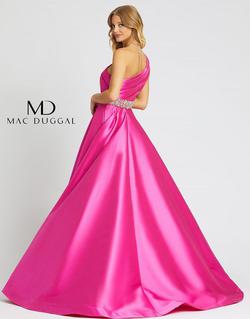 Style 67101 Mac Duggal Hot Pink Size 10 Tall Height Ball gown on Queenly