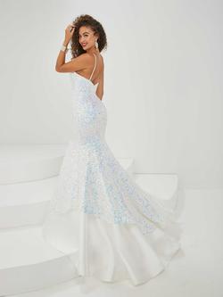 Style 14078 Panoply White Size 6 Tall Height Mermaid Dress on Queenly