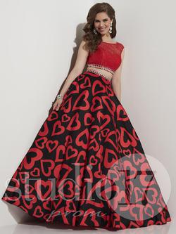 Style 12646 Studio 17 Red Size 4 Tall Height Ball gown on Queenly